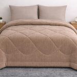 Κουβερτοπάπλωμα 220x240 Cosmin Rabbit Velvet Beige Brown