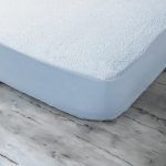 Αδιάβροχο προστατευτικό στρώματος Λευκό Πετσετέ Cosmin
