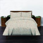 Σετ Σεντόνια Κουνιας με λάστιχο 75x140+20 Cosmin Space Beige