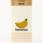 Ποτηρόπανο Κουζίνας 50x70 Cosmin Bananas White