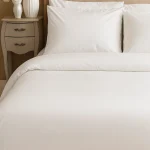 Μαξιλαροθήκη 50x70 52% Βαμβάκι 48%Polyester Cosmin White