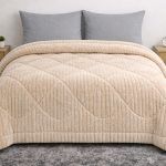 Κουβερτοπάπλωμα 220x240 Cosmin Rabbit Velvet Beige