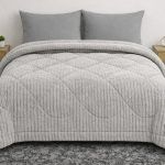 Κουβερτοπάπλωμα 220x240 Cosmin Rabbit Velvet Light Grey
