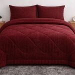 Κουβερτοπάπλωμα 220x240 Cosmin Rabbit Velvet Red