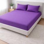 Σετ Σεντόνια Βαμβακοσατέν 240x260 Cosmin Home Imports Purple