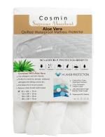 Επίστρωμα Αδιάβροχο Καπιτονέ Cosmin Aloe Vera - Image 2