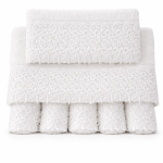Σετ Πετσέτες 3 Τεμαχίων Cosmin Lace White II