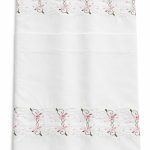 Ζεύγος Μαξιλαροθήκες Κεντημένες 50x70 Cosmin Pillowcases Pink Small Flowers