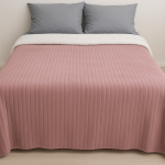 Κουβέρτα Fleece Υπέρδιπλη 220x240 Cosmin  Venturi Quilt Pink