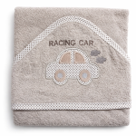 Βρεφική Κάπα Με κουκούλα 75x75 Cosmin Baby Grey Car