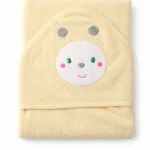 Βρεφική Κάπα Με κουκούλα 75x75  Cosmin Baby Ecrou Bunny