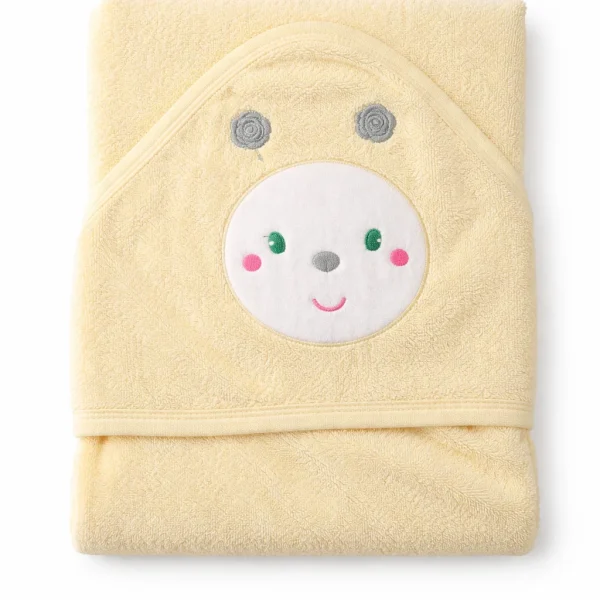 Βρεφική Κάπα Με κουκούλα 75x75  Cosmin Baby Ecrou Bunny