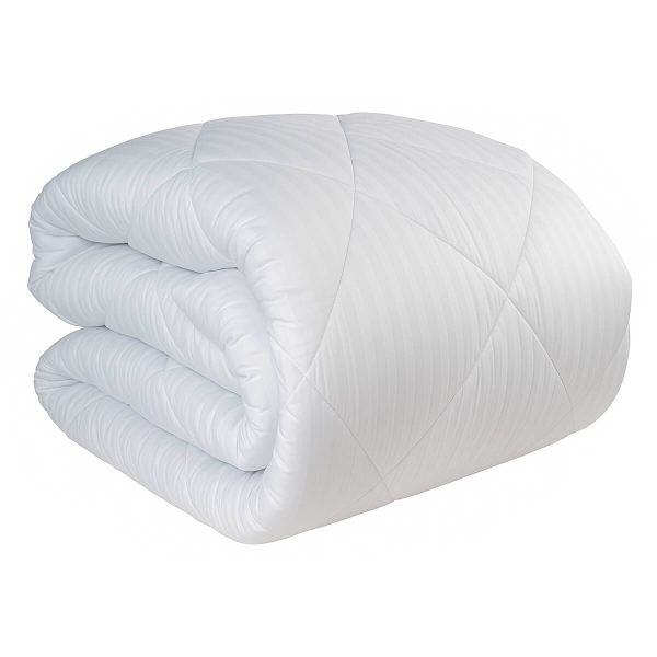 Πάπλωμα Ημίδιπλο Ξενοδοχείου 160x240 Cosmin Stripe Microfiber White