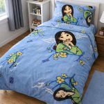 Σετ Σεντόνια Παιδικά 3 Τεμαχίων 160x240 Cosmin Blue Mulan