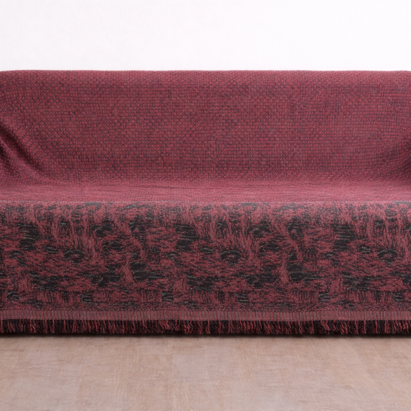 Σετ Ριχτάρια 3 Τεμαχίων (180x300+180x250+180x200) Cosmin Chenille Red Reliefs