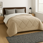 Κουβερτοπάπλωμα Υπέρδιπλο 220x240 Cosmin  Linda   Beige