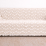 Σετ Ριχτάρια 3 Τεμαχίων (180x300+180x250+180x200) Cosmin Chenille Beige Waves