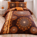 Σετ Σεντόνια Ημίδιπλα 160x240 Cosmin Luna A Orange