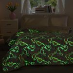 Κουβέρτα Παιδική Φωσφοριζέ Ημίπλη160x220 Cosmin Dinosaurs Multicolor - Image 2