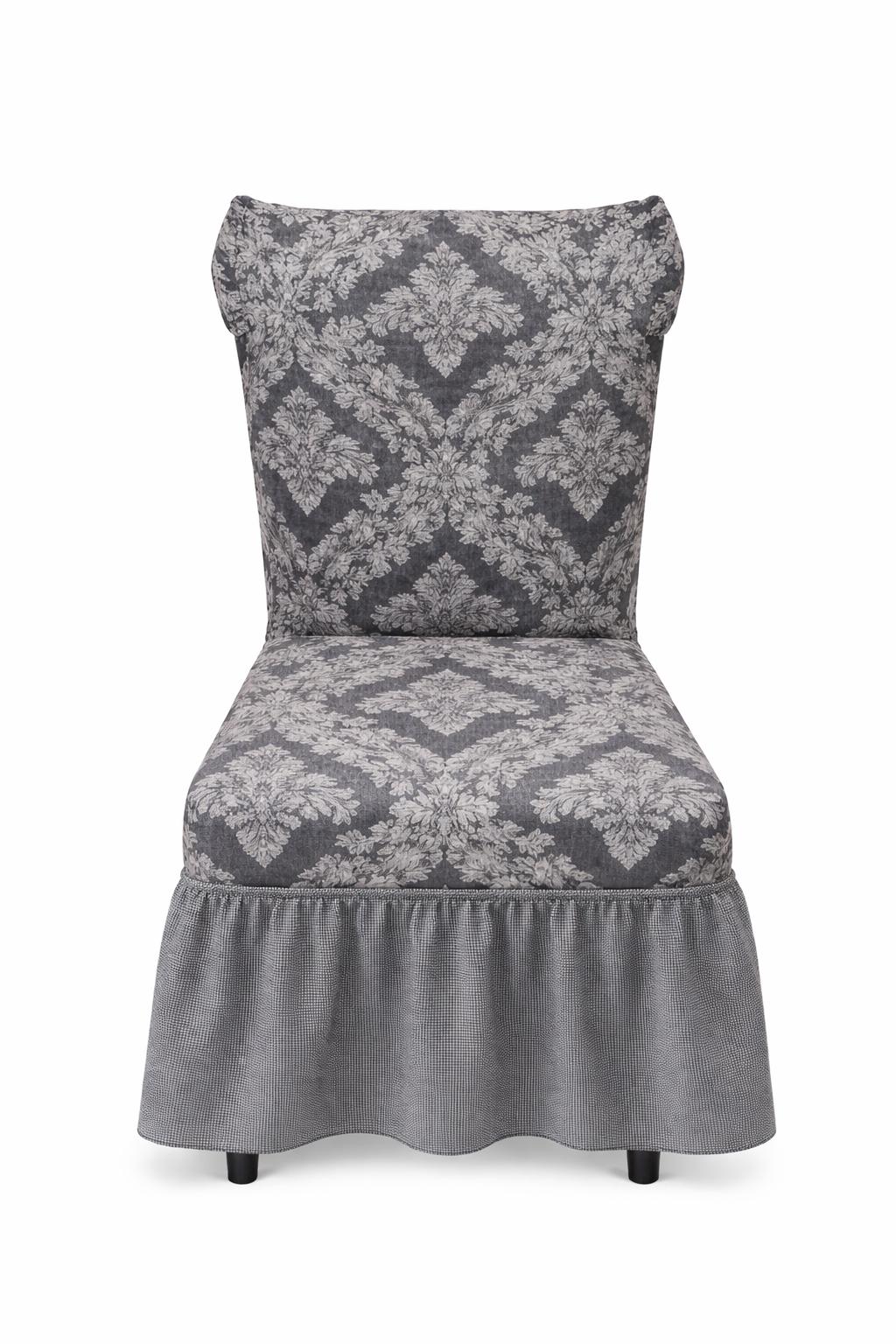4000832 Σετ Καλύμματα Καρέκλας 6 Τεμαχίων Cosmin EasyFit Grey - Image 1