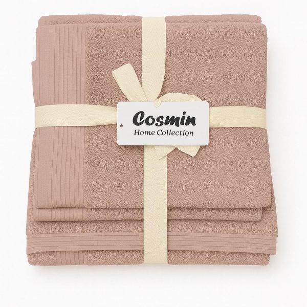 Σετ Πετσέτες 3 Τεμαχίων Cosmin Serenity II Powder