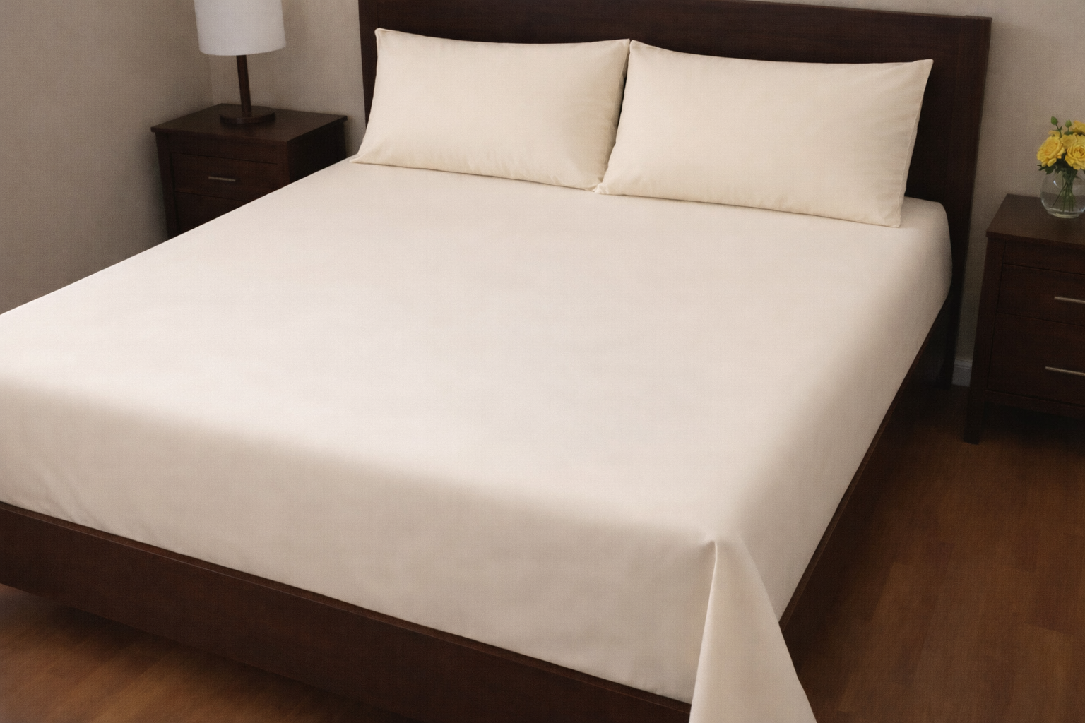 4000863 Σετ Σεντόνια Υπέρδιπλα 240x270 Cosmin Royal Beige - Image 1