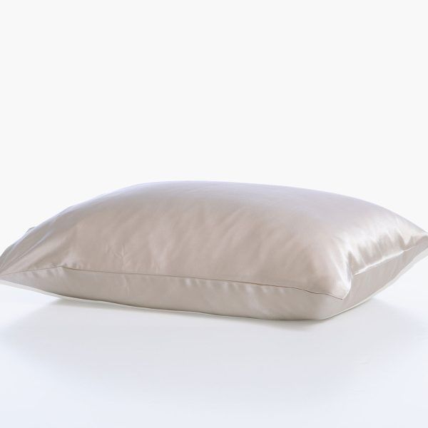 Μεταξωτή Μαξιλαροθήκη 50×70 Nef Nef Diamond L.Coffee