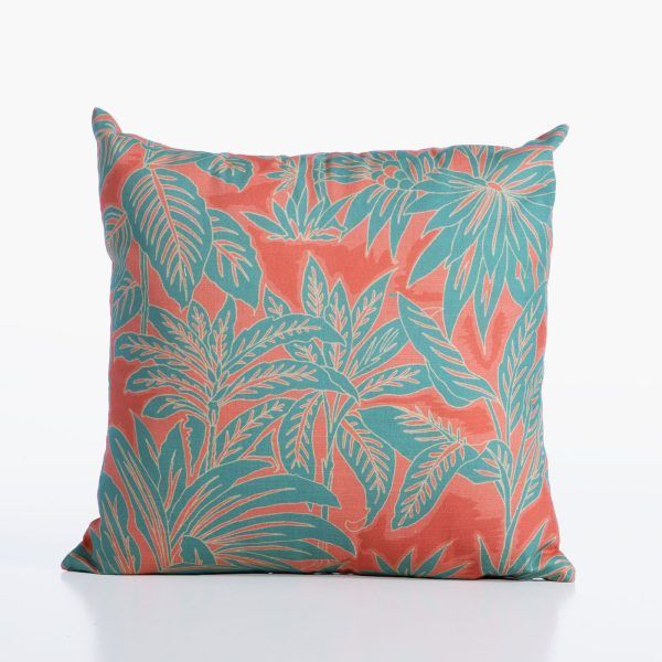 Διακοσμητικό Μαξιλάρι 45x45 Nef Nef Charisma Coral-Green