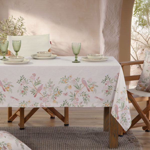 Τραπεζομάντηλο 140×140 Nef Nef Dreamel Ecru