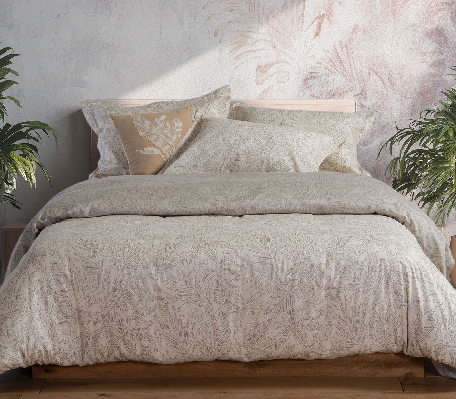 5205495632193 Σετ Σεντόνια King Size 270×280 Nef Nef Tundra Ecru-Grey - Image 1