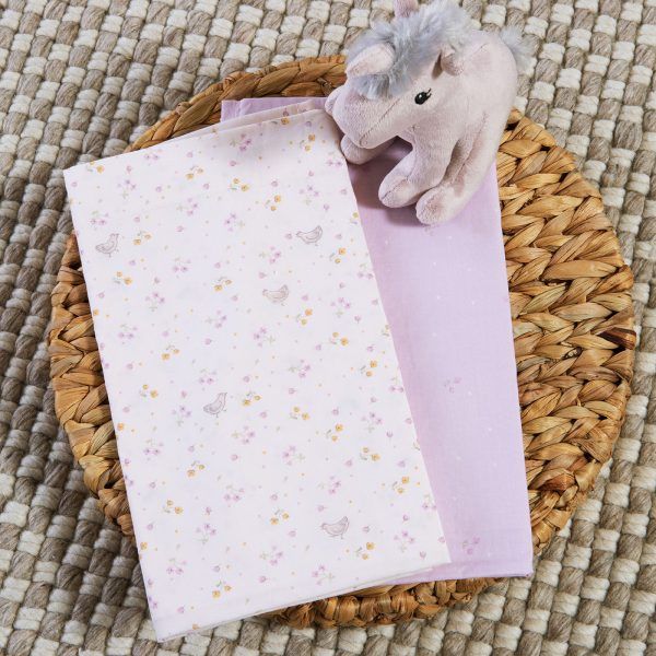 Σετ Σεντόνια Βρεφικά Λίκνου 70×120 Nef Nef Cute & Sweet Ecru