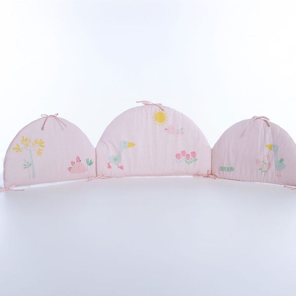 Πάντα Κούνιας 60+67+60×40 Nef Nef Spring Happiness Pink