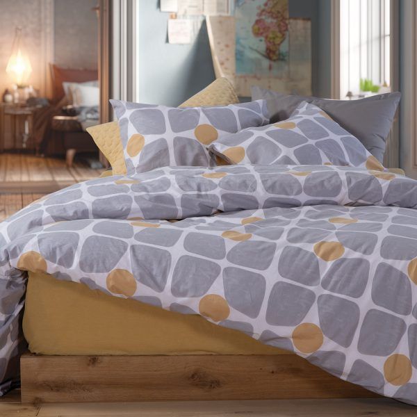 Σετ Σεντόνια Διπλά 200×270 Nef Nef Casual Coreo Yellow