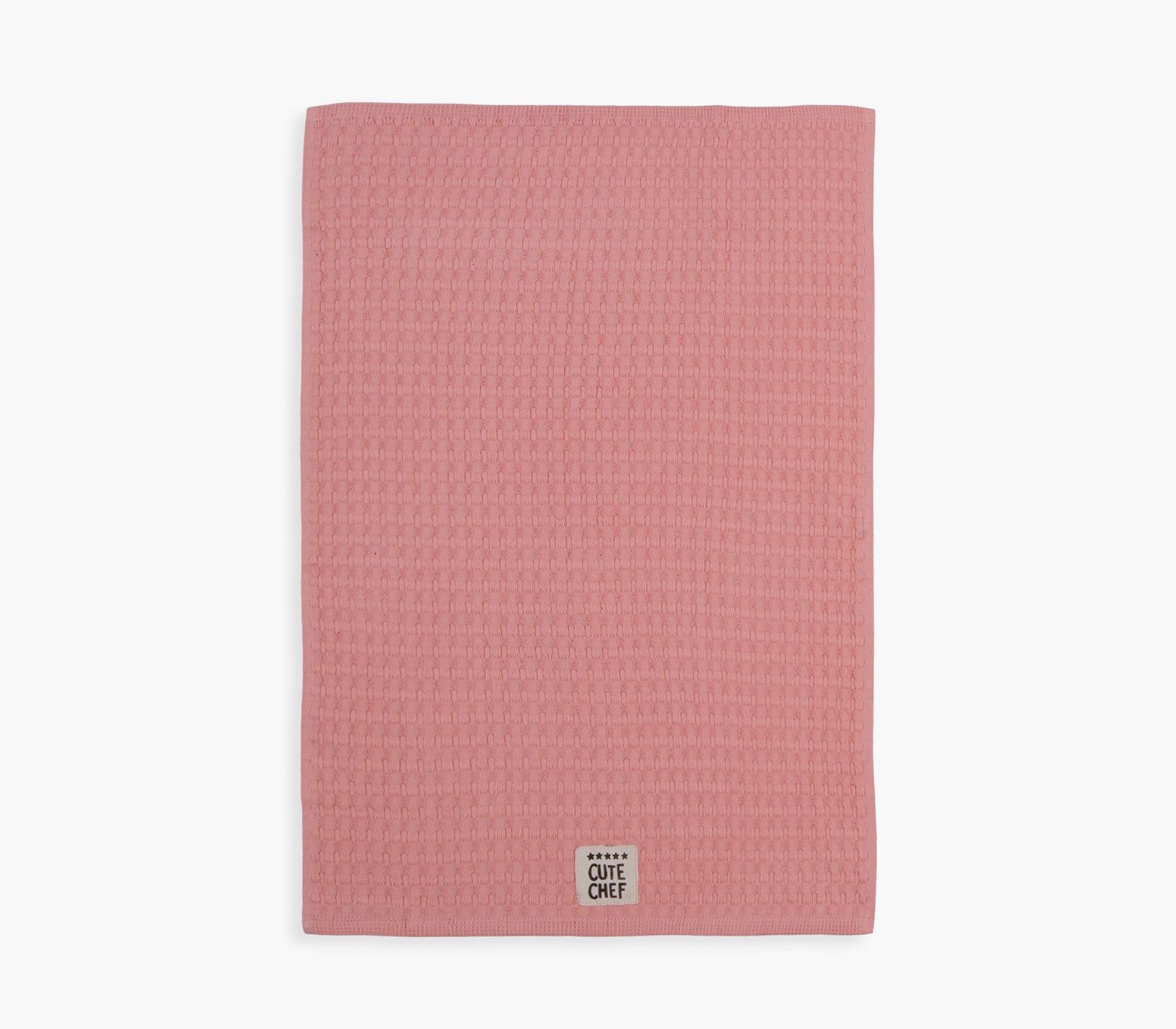 5205495633428 Ποτηρόπανο Πικέ 45×68 Nef Nef Chef Was Cute Pink - Image 1
