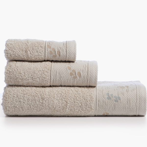 Σετ Πετσέτες 3 Τεμαχίων Nef Nef Sylia Beige