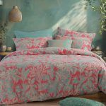 Σετ Σεντόνια Μονά 170×270 Nef Nef Charisma Green-Coral