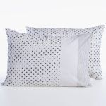 Μαξιλαροθήκη 52×72 Nef Nef Donter 26 Ecru-Anthrracite