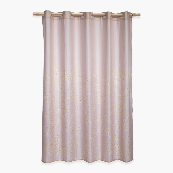 Κουρτίνα Μπάνιου Υφασμάτινη 180×200 Nef Nef Floriva Beige