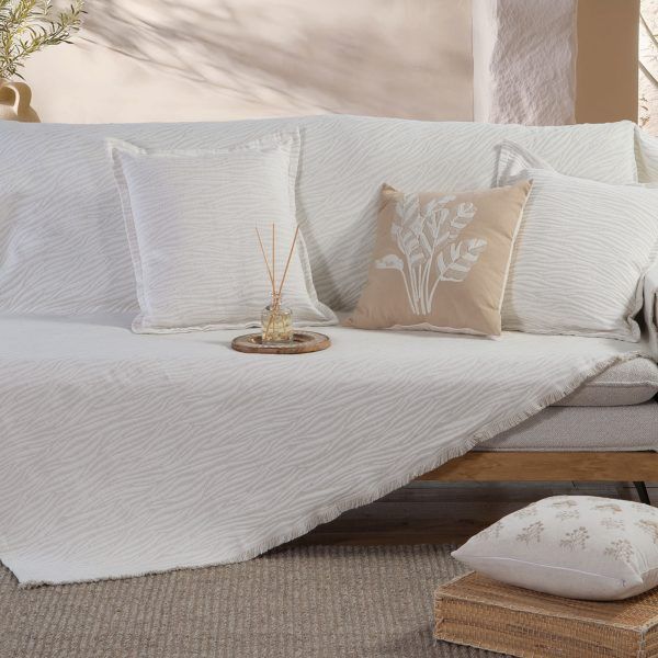 Ριχτάρι Τριθέσιος 170×300 Nef Nef Zebra Ecru
