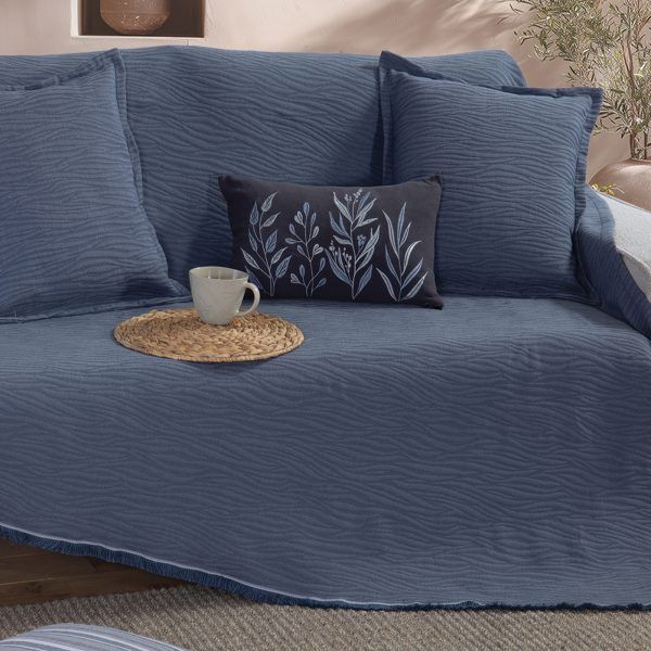 Ριχτάρι Τριθέσιος 170×300 Nef Nef Zebra Denim
