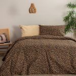 Σετ King Size Σεντόνια Fashion Life 280x265 FL6299 Καφέ Palamaiki