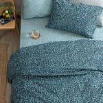 Σετ Διπλά Σεντόνια Fashion Life 200x265 FL6300 Μπλε Palamaiki