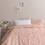 Σετ Διπλά Σεντόνια Fashion Life 200x265 FL6303 Ροζ Palamaiki