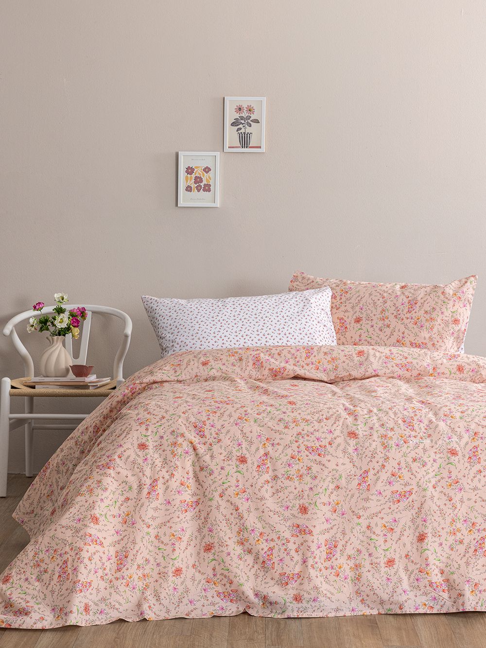 5205857306618_2 Σετ King Size Σεντόνια Fashion Life 280x265 FL6303 Ροζ Palamaiki - Image 1