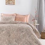 Σετ Υπέρδιπλα Σεντόνια Estella 170x200+32 STE101 Με Λάστιχο Εμπριμέ Palamaiki