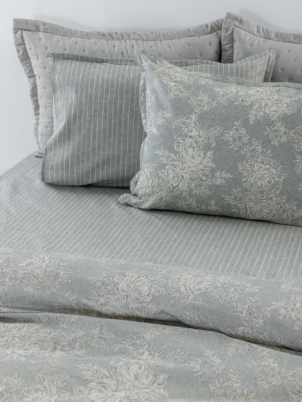 5205857307592_2 Ζεύγος Μαξιλαροθήκες Estella 52x72 STE102 Γκρι Palamaiki - Image 1
