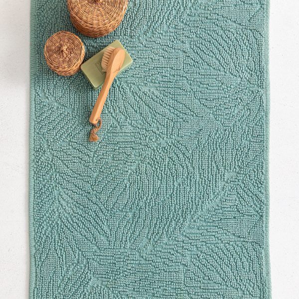 Πατάκι μπάνιου 50x80 NUBA BLUE Μπλε Palamaiki