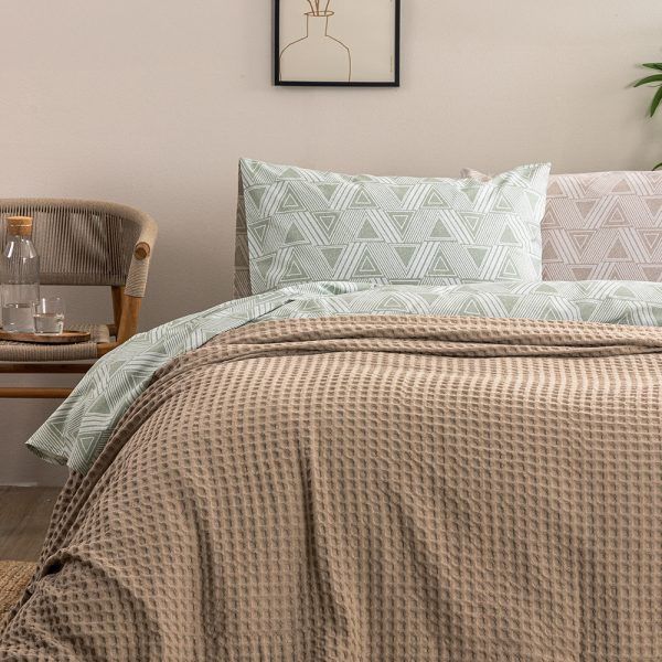 Κουβέρτα Πικέ Κούνιας Baby Blankets 100x150 MARCIE BEIGE Μπεζ Palamaiki