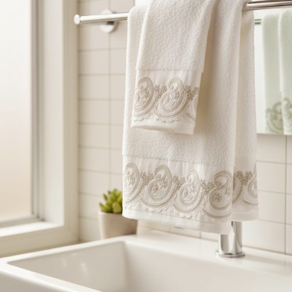 Σετ Πετσέτες Towels Collection MAIRA CREAM Εκρού Palamaiki