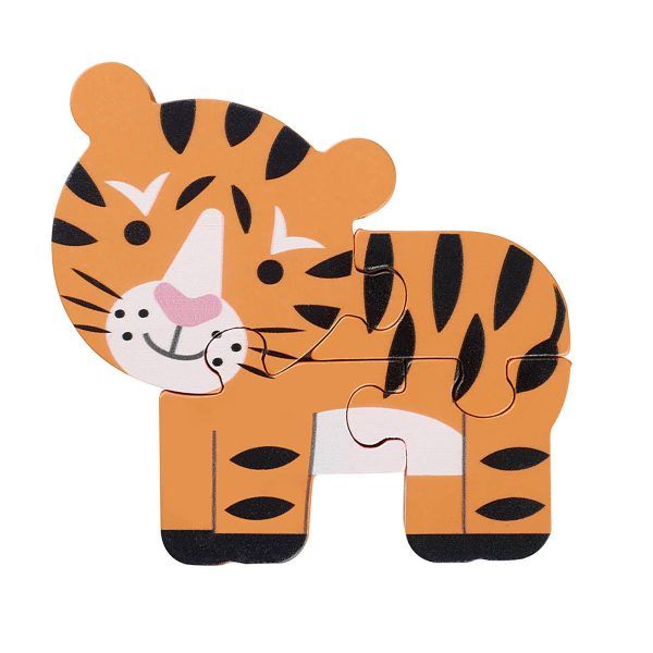 Μικρό Παζλ Τιγράκι Animals Orange Tree Toys